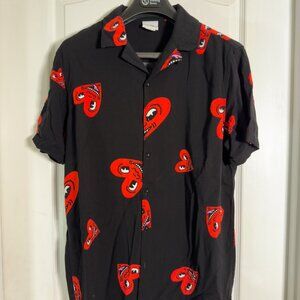 Keith Haring Smiling Heart Baggy Button Down
